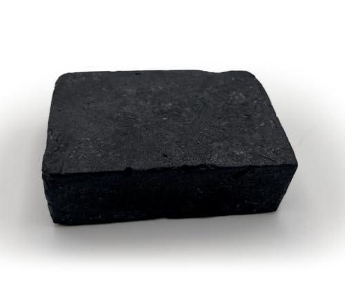 fkd. fkd. 6 Pack. Luxury 3-in-1 Hand made, Charcoal detox soap bar for men (Face, Body & Hair)., Black