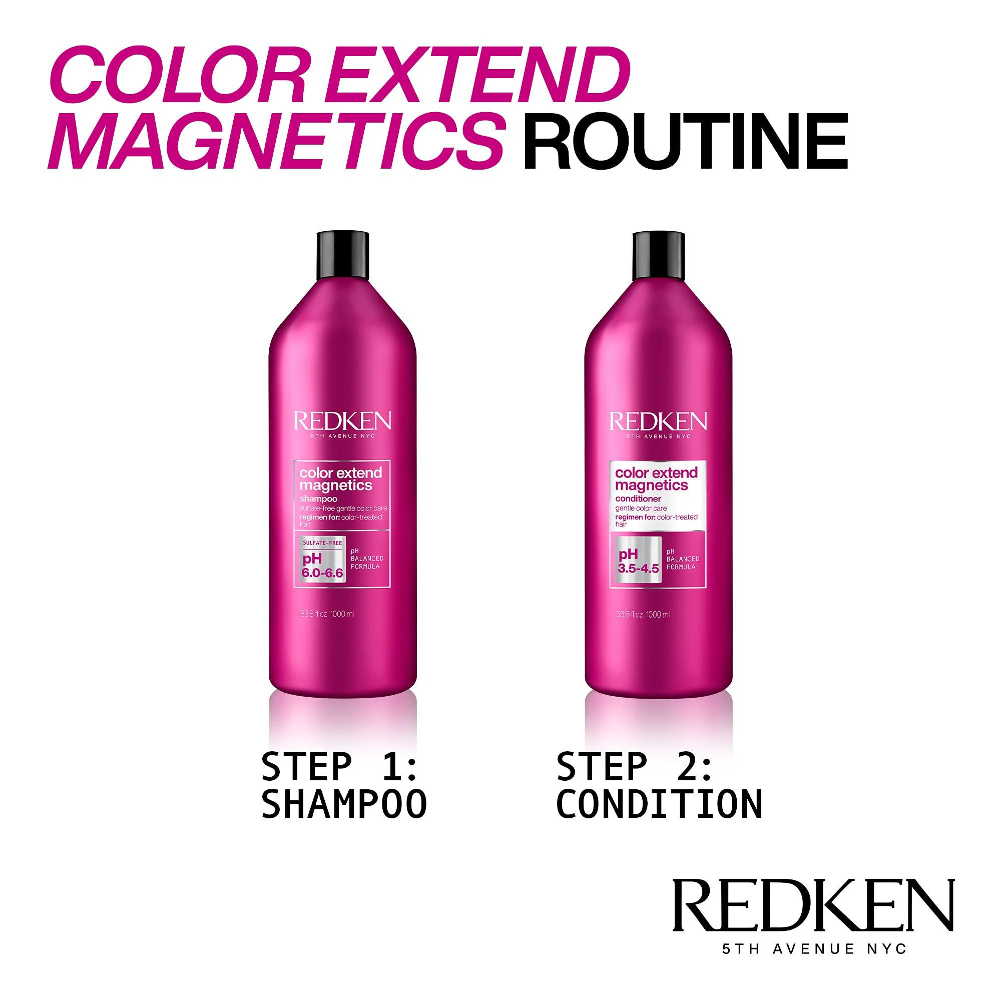 REDKEN REDKEN Color Extend Magnetics Shampoo | For Color-Treated Hair | Gently Cleanses & Protects Color | With Amino Acid | Sulfate Free Shampoo