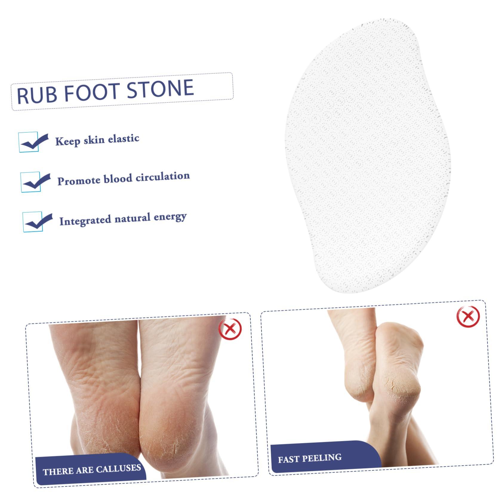 Hemoton Hemoton 2 Pcs Nano Dead Skin File Scraper Pedicure Tools Foot Grinder Foot Dead Skin Remover Foot Sander Foot Exfoliating File Foot Pedicure Tool Foot Remover Surface Epoxy White