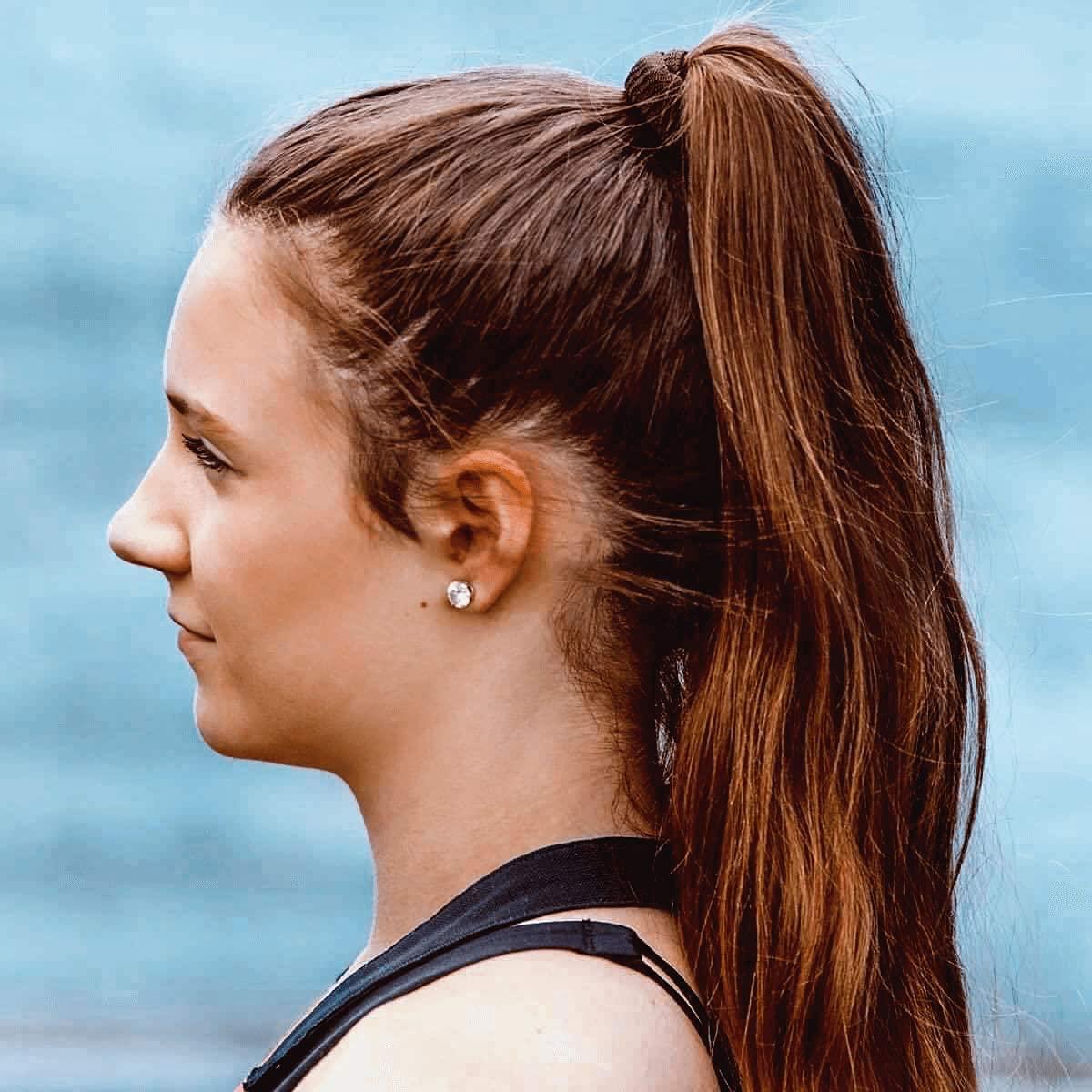 Burlybands Burlybands Large Hair Ties for Thick Heavy or Curly Hair. No Slip No Damage Seamless Ponytail Holders Scrunchies Sports Thick Hair Ties (Black 8 Pack + Brown 3 Pack)