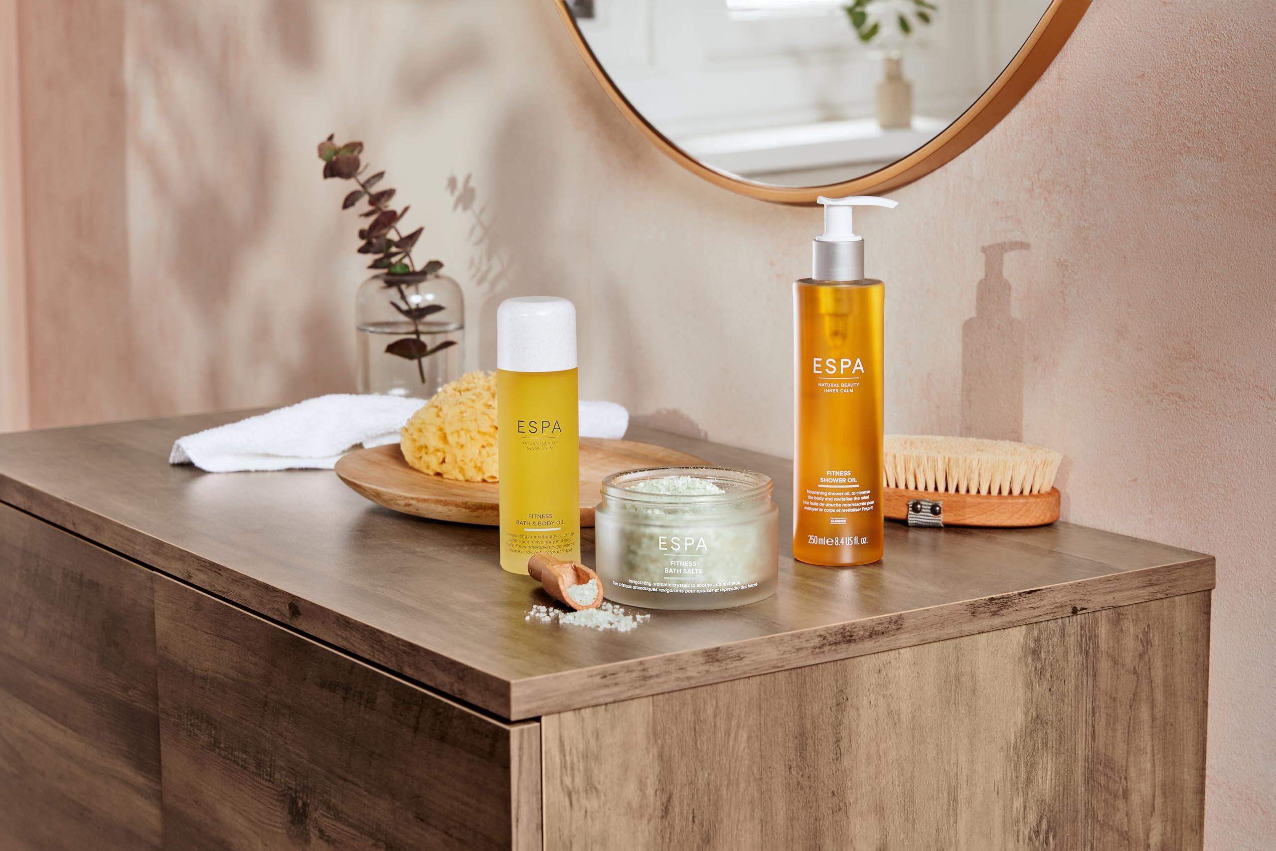 ESPA ESPA | Fitness Bath and Body Oil |100ml | Magnesium & Ashwagandha | Eucalyptus, Clove Bud & Lavender | Menopause-friendly