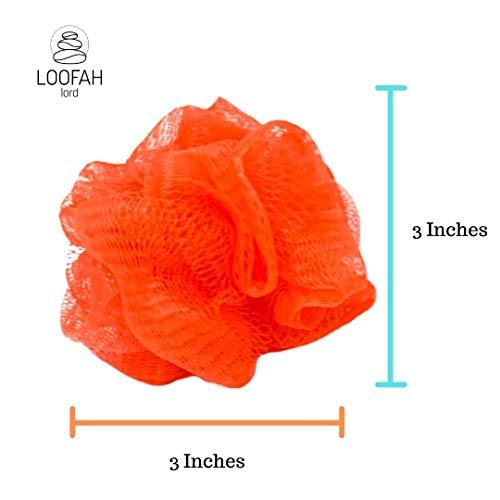 LOOFAH LORD Loofah Lord 12 Red Bath or Shower Sponge Loofahs Pouf Mesh Wholesale Bulk Lot