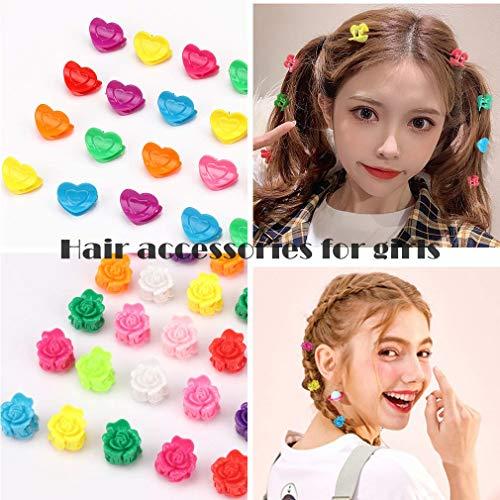 YISSION YISSION 200 Pcs Mini Hair Clips + 16 Pieces Fancy Rhinestone Bobby Pins