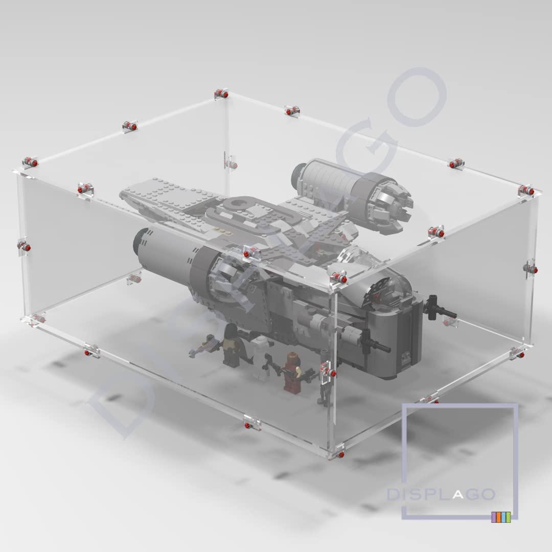 DISPLAGO DISPLaGO Display Case for Lego #75292 Razor Crest - The Mandalorian Bounty Hunter Transport