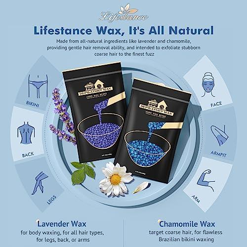 Lifestance Lifestance L1 Wax Warmer Hair Removal Kit + 1LB Pearl-White Wax Beads