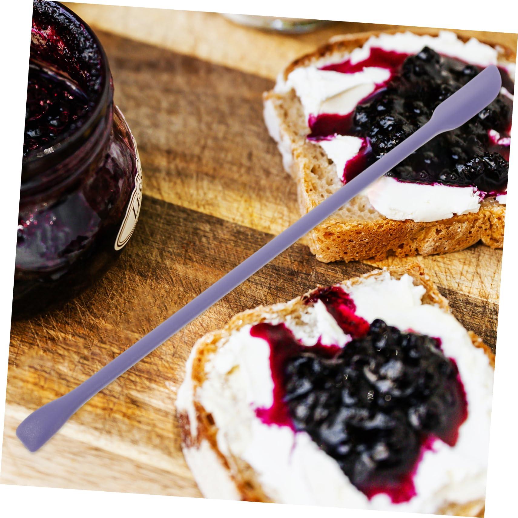 NOLITOY NOLITOY 3pcs Small Tip Scraper Makeup Spatula Double Ended Scraper Rugables Makeup Scraper Double-ended Scraper Skincare Cosmetic Spatulas Mini Reusable Beauty Spatula Violet