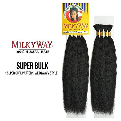 MilkyWay Milky Way Human Hair Braids Super Bulk 2-PACK DEAL! (14", 1)