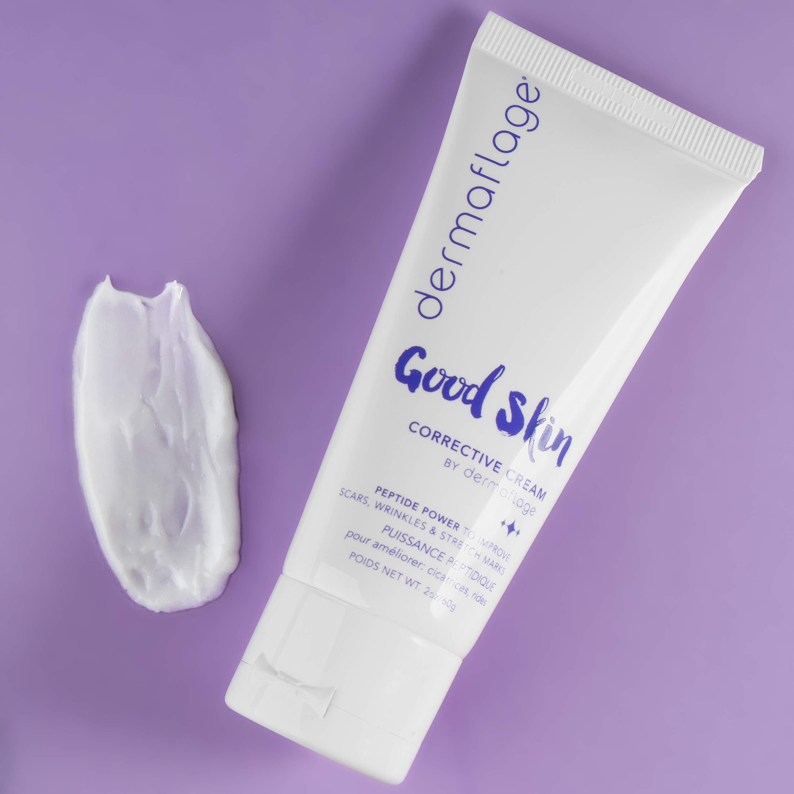 Dermaflage Dermaflage Acne Scar Removal Cream With Peptide Power, Fade Acne, Surgical Scars, Stretch Marks And Wrinkles With Good Skin, 2 oz.