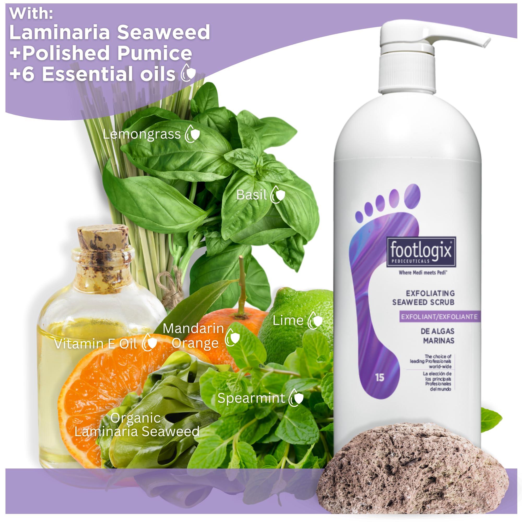FOOTLOGIX footlogix Footlogix Exfoliating Seaweed Scrub, 32 fl. oz.