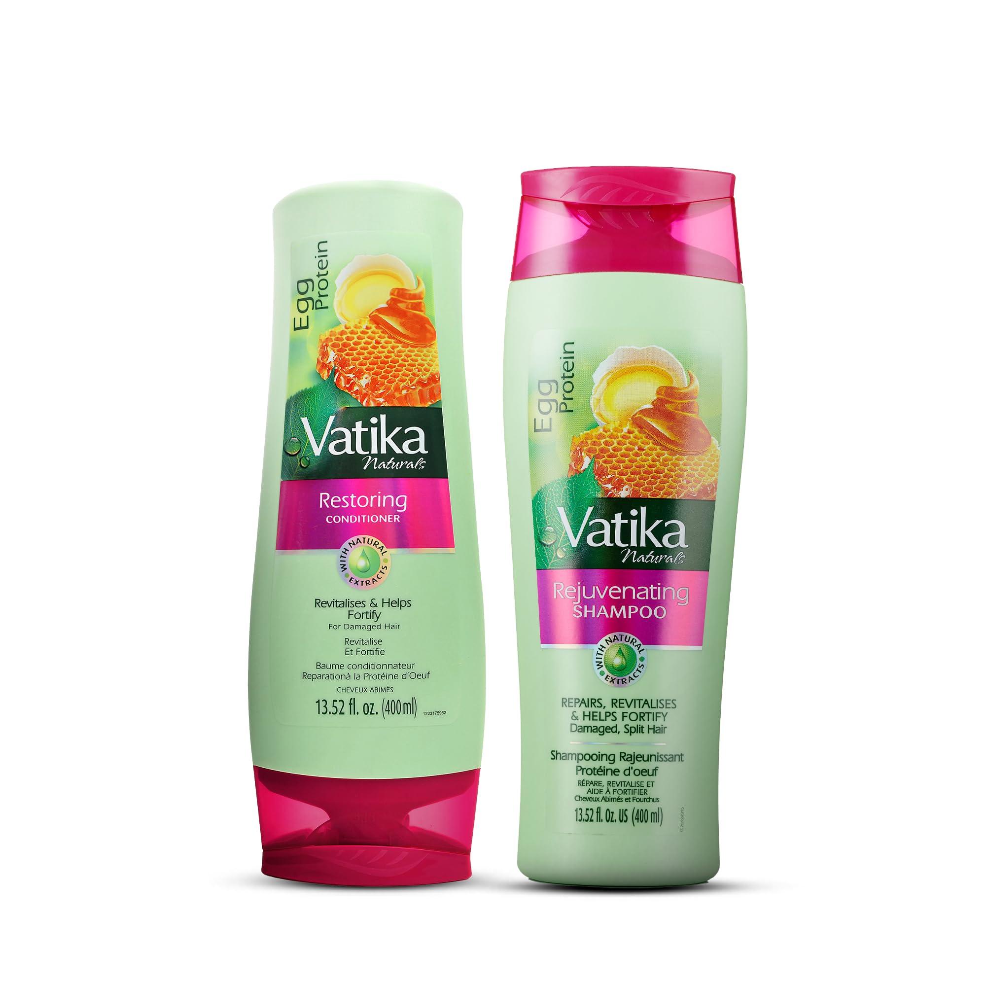 Vatika Naturals Dabur Vatika Naturals Shampoo and Conditioner Set (Egg Protein)