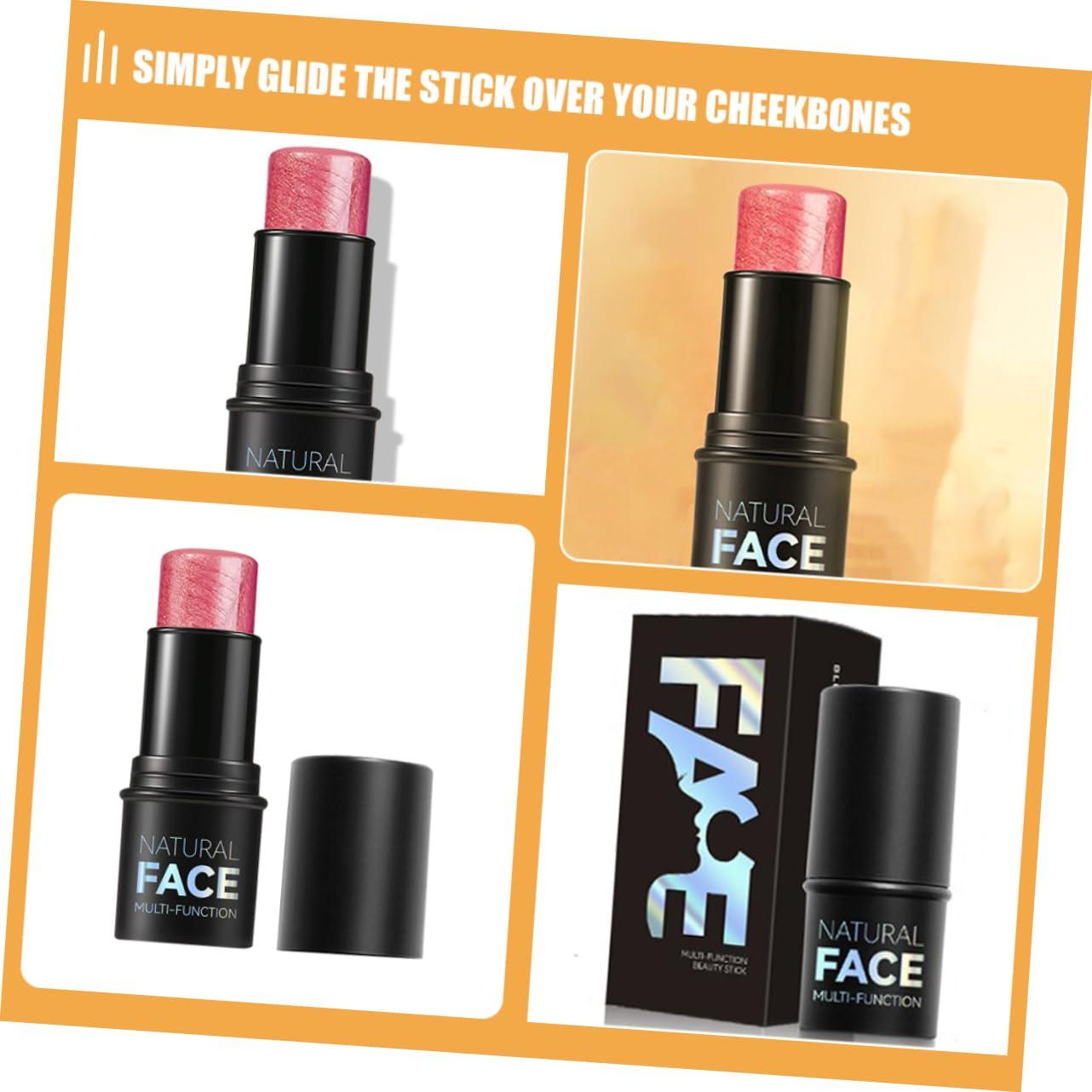 minkissy minkissy Portable Highlighter Makeup Stick Women's Highlighter Brush Face Contouring Pen Enhance Features Youthful Glow