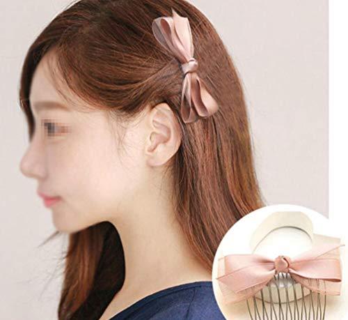 QUUPY 10 PCS 30 Teeth/12cm Long Hair Clip Combs Metal Wire Hair Combs Wire Twist Bridal Wedding Party Comb Barrettes Hair Pins Veil Hair Comb Bulk For Women Girls (Black)