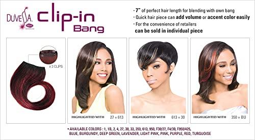 Outre Outre Remy Human Hair Weave Duvessa Clip-In Bang (950)