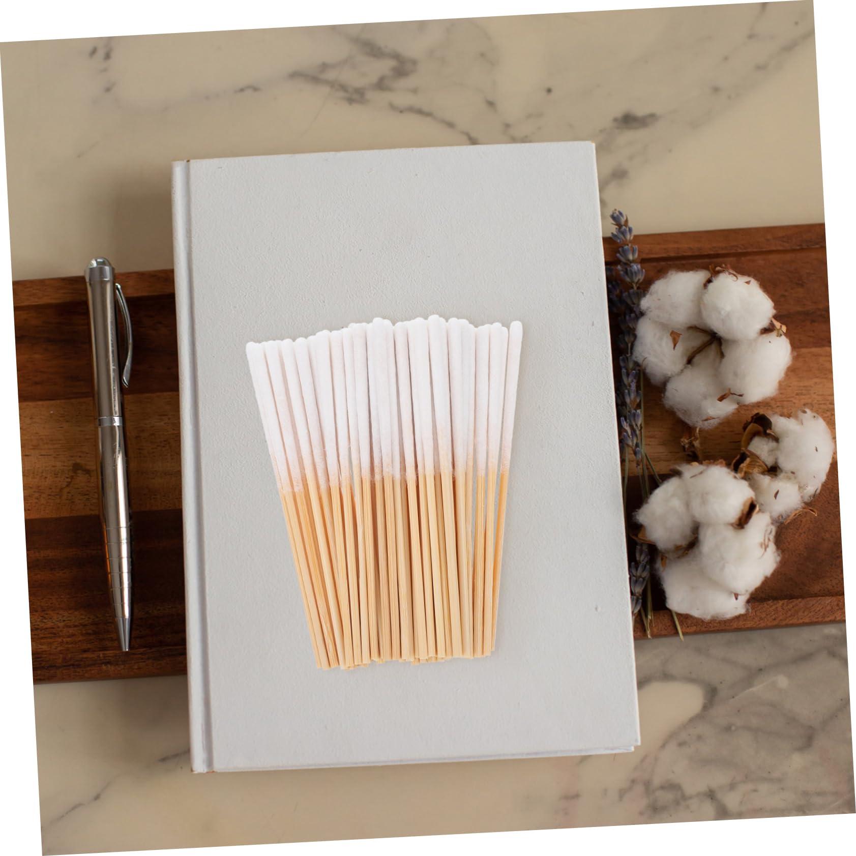 Baluue Baluue 300 Pcs Beauty Salon Cotton Swab Cotton Tipped Applicator Beauty Cotton Sticks Microblading Cotton Swabs Salon Cotton Swabs Makeup Cotton Swabs Micro Swabs Cottonwood White