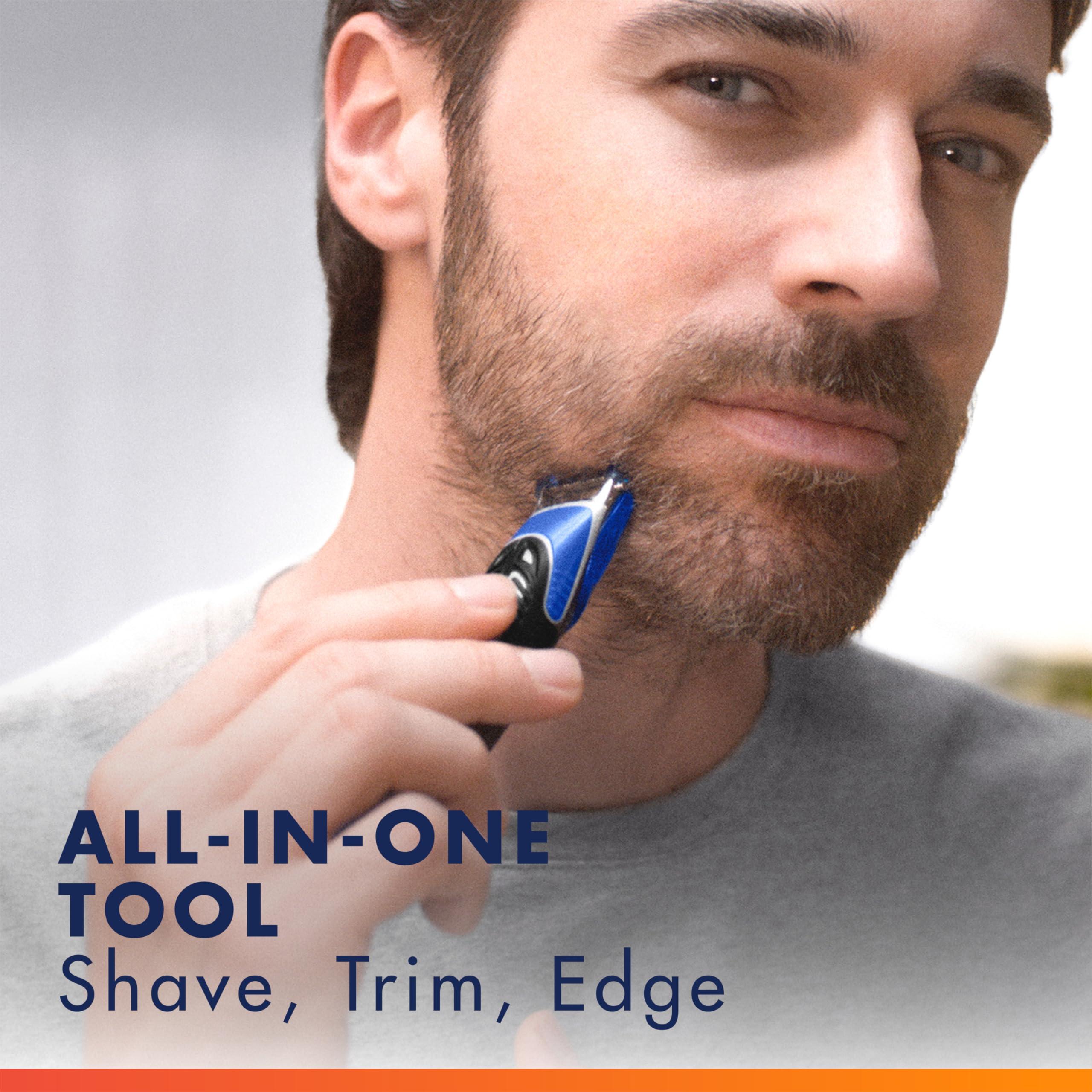 Gillette Gillette Styler: Beard Trimmer, Men\'s Razor & Edger, All Purpose Styler, All-in-one Tool, Shave, Trim & Edge, Waterproof, Fusion Razors for Men / Styler, with 3 Comb Attachments