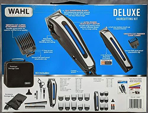 Wahl WAHL Deluxe Complete Hair Cutting Kit 29 Piece Clipper Set with Beard Trimmer -Retail $125+!!! BY AMPLEXPO