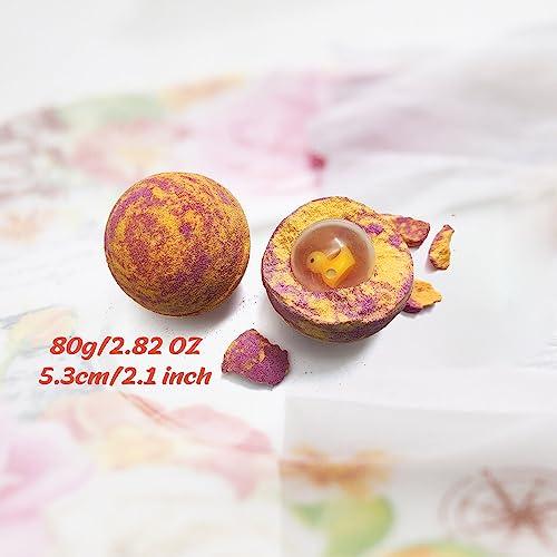 Joanne Arden Organics Kids Bath Bombs Gift Set. 20 Natural Bath Bombs with Toys Inside & Farm Playmat. Animal Bath Bombs for Boys and Girls with Prize Inside