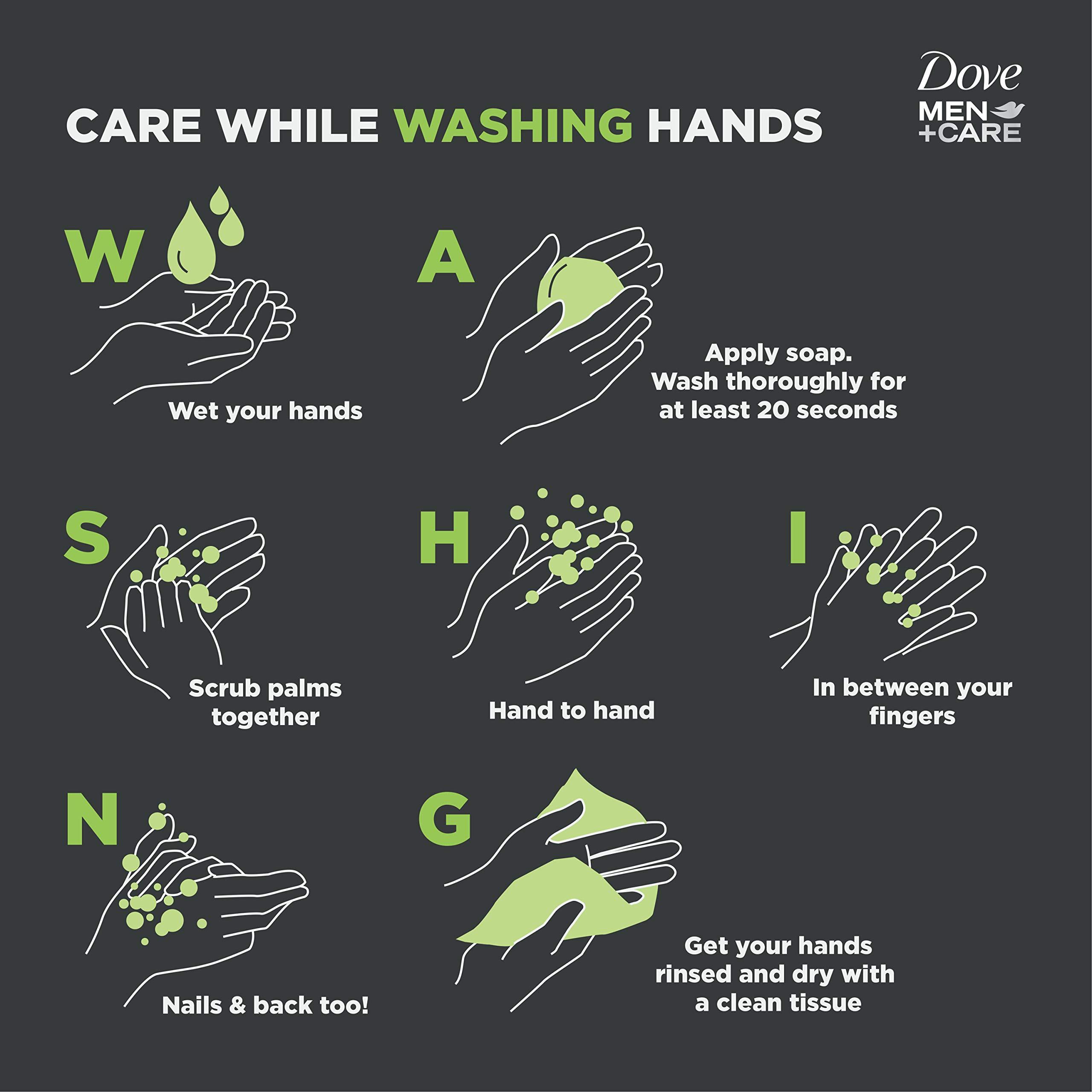 DOVE MEN + CARE DOVE MEN + CARE Body Soap and Face Bar to Hydrate Skin Clean Comfort More Moisturizing Than Bar Soap 3.75 oz 6 Bars