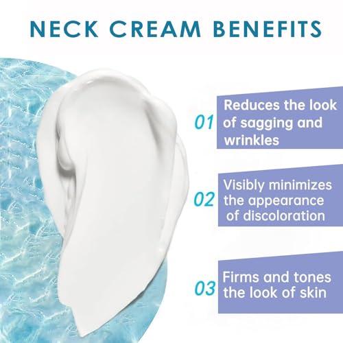 Callmynm Neck Firming Cream, Anti Aging - Smooth & Tight Skin Wrinkles Lift and Firm Neck Cream for Sagging Skin and Neck Moisturizing -1.7 oz