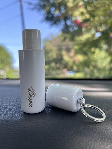 Chapie Chapie OG | Vacuum Insulated Lip Balm Keychain Holder, Prevents Melting & Messes | 3-Pack (Earth)