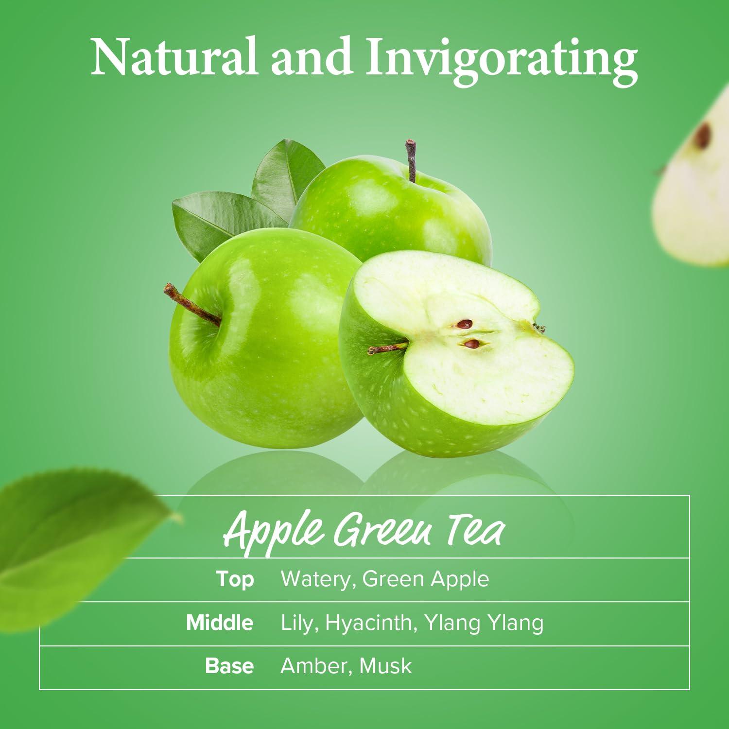 Kundal Kundal Clear Soothing Scalp Shampoo [Apple Green Tea] Shampoo - Korean Hair Care, Deep Cleansing, Sensitivity Care, For Dry Scalp 10.14fl oz (Pack of 2)