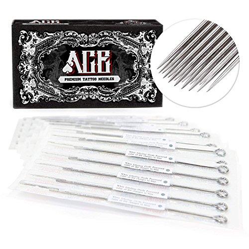 ACE Needles ACE Needles 50 pcs. Round Curved Magnum Sterile Tattoo Needles - 15RM (15 Round Mag)