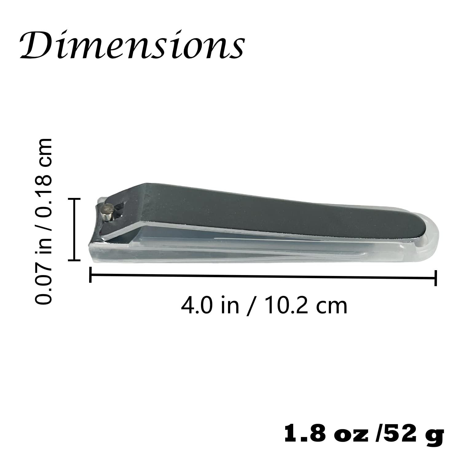 KAKUSEE Kakusee Nail Clippers (with Cover) Made by Seki Craftsmen Japanese Style Ultra Sharp Sturdy Fingernail and Toenail Clipper Cutters SS-11