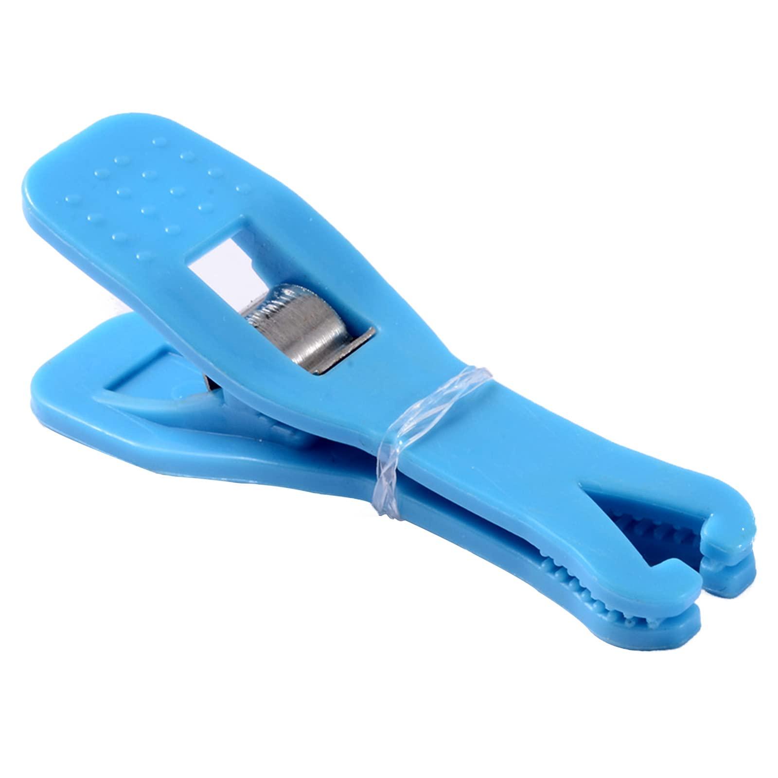 Usiriy Body Piercing Clamps Tool - Usiriy 25PCS Disposable Triangle Body Piercing Needle Slot Forcep Clamp Piercing Clip Puncture Hemostatic Forceps Ear Nose Lip Navel Piercing Supplies Blue Plier (Triangle)