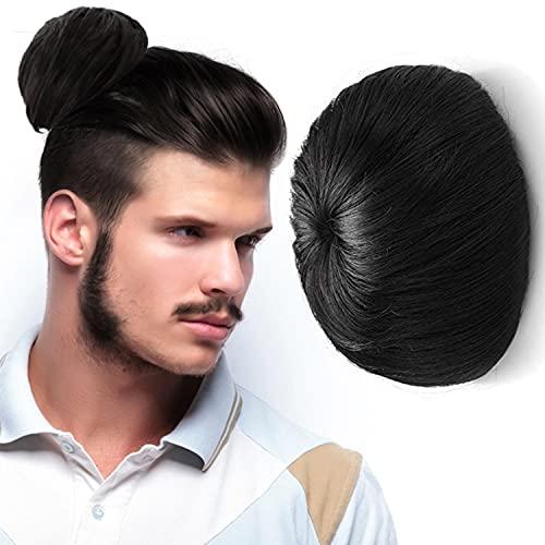 Man Bun (TM) Clip On Instant Man Bun (Black)