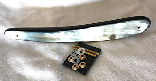 Globalwoods Unique Straight Razor Restoration Horn Scales Handles With Mounting Hardware