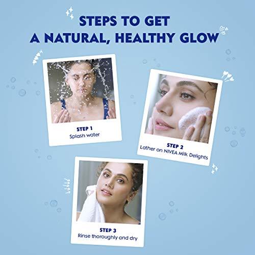 NIVEA NIVEA Face Wash, Milk Delights Moisturizing Honey(Dry Skin), 100ml