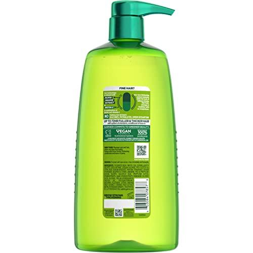 Garnier Garnier Fructis Grow Strong Thickening Shampoo for Fine Hair, Biotin-C, 33.8 Fl Oz, 1 Count (Packaging May Vary)