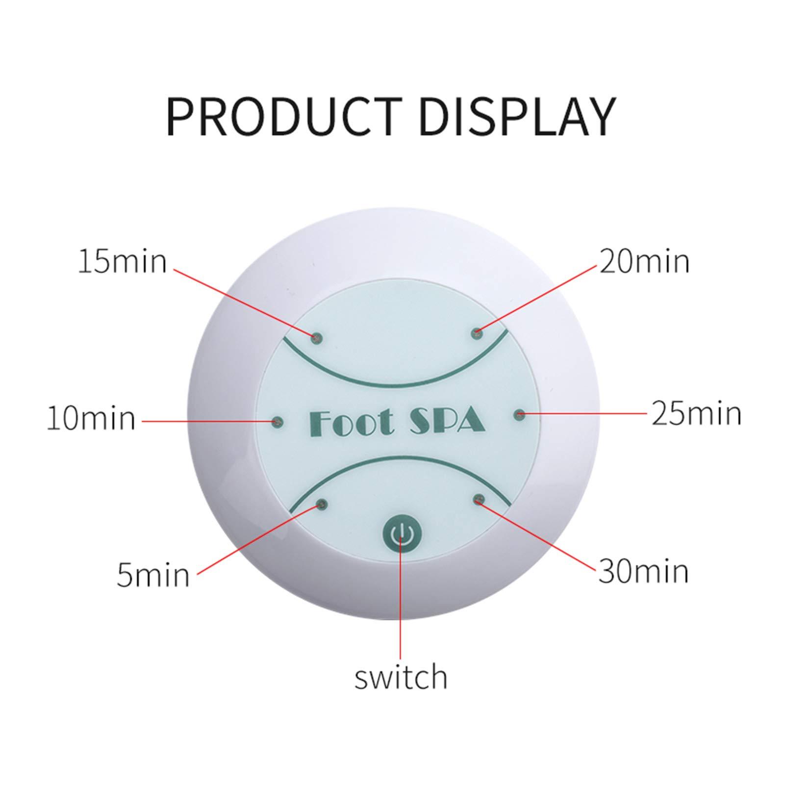 sdjfhehfdcbfvhfrvd Detox Foot Bath Spa Machine Bath Machine Foot Detox Spa Ion Cleanse Chi Machine for Home Use Beauty Club Salon Regain Health Vitality