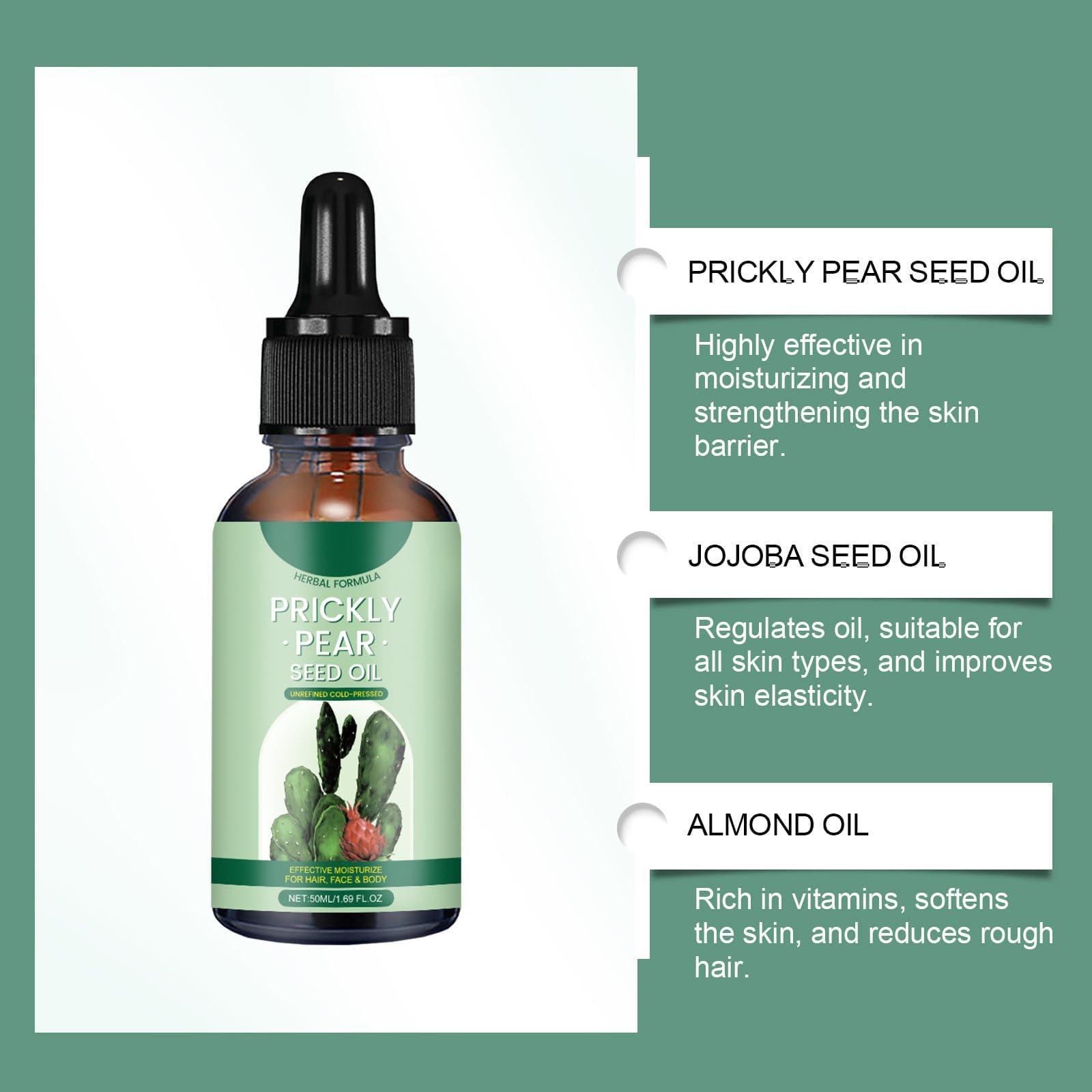 Generic Prickly Pear Seed Oil, 100% Pure Organic Prickly Pear Oil, for Face, Skin, Hair & Nails, Dry Skin & Body Moisturizer (1)