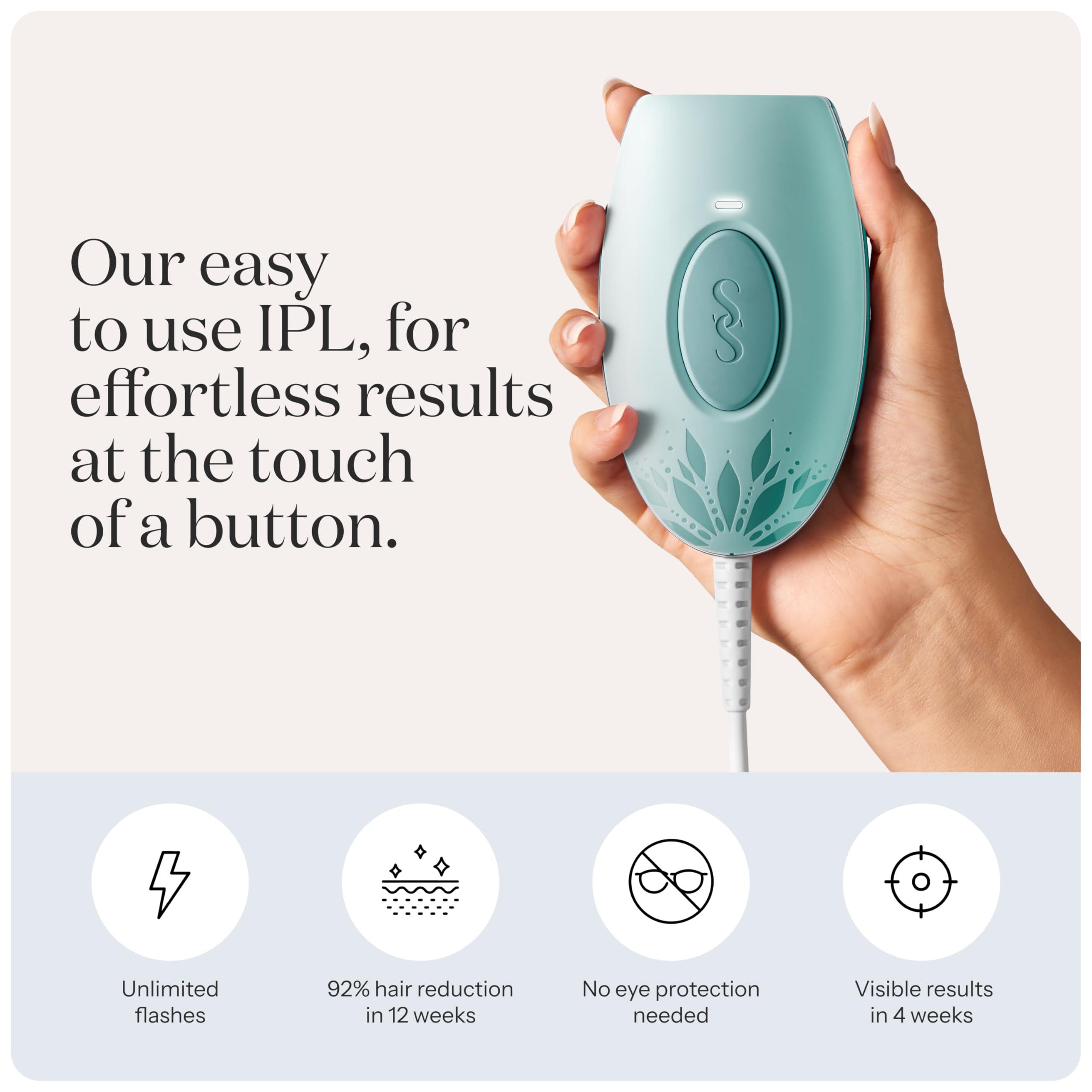 SMOOTHSKIN Smoothskin Pure Mini Lite Green IPL Laser Hair Removal Device, Long-Lasting Body, Bikini, Facial Hair Removal, Alternative to Laser & Bikini Shaver