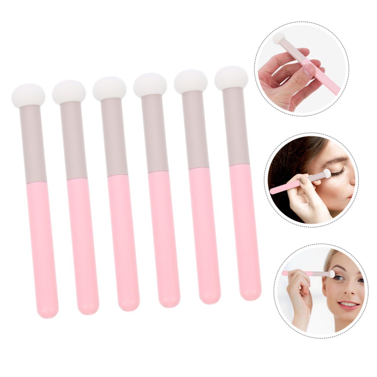 PLAFOPE PLAFOPE 6 Piece Makeup Sponge Brush Set Soft Fluffy for Concealer Easy to Hold Use