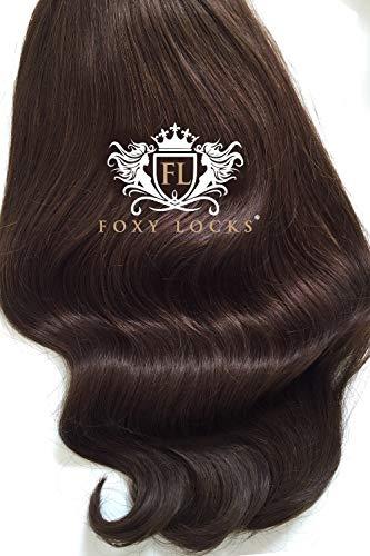 Foxy Locks Cocoa – Superior 22" Silk Seamless Clip In Human Hair Extensions 230g