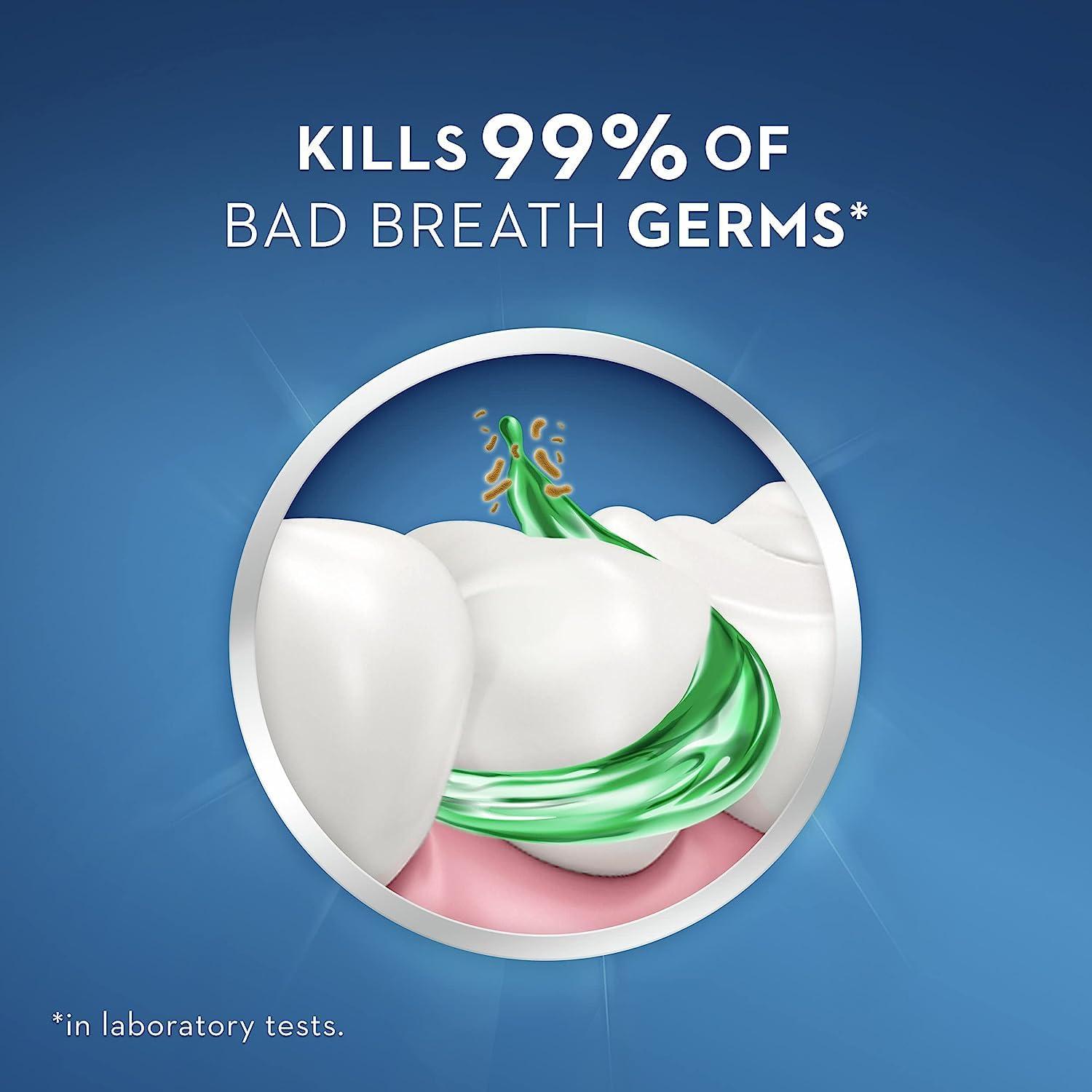 Crest Crest + Scope Whitening Toothpaste - Pack of 3, 5.4 Oz Tubes - Anticavity Fluoride Toothpaste, Fresh Breath, Kills Germs - Tartar Protection, Enamel Protection - Minty Fresh Flavor