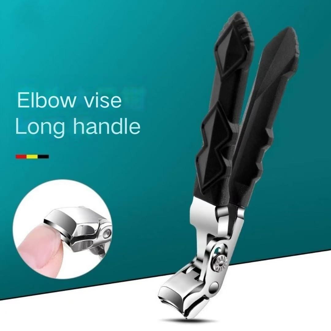 NinthAvenue Basics Ribili Clipmaster Pro Toenail Clippers, Ribili Clipmaster Pro, Ribili Clip Master Pro for Thick Nails, Ribili Clipmaster Pro Nail Clippers,Ergonomic Angled Head Thick Toenail Clipper(C)