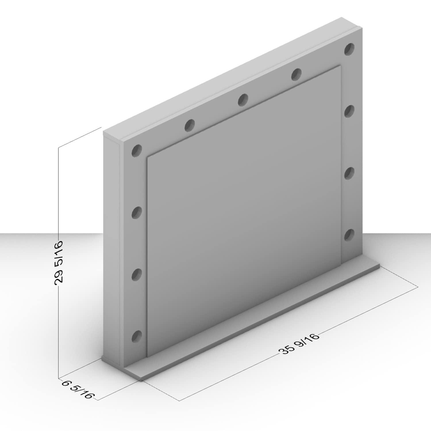 Boahaus Boahaus Sivas Lighted Vanity Mirror - White Makeup Mirror with Lights & HD Imaging for Natural Application