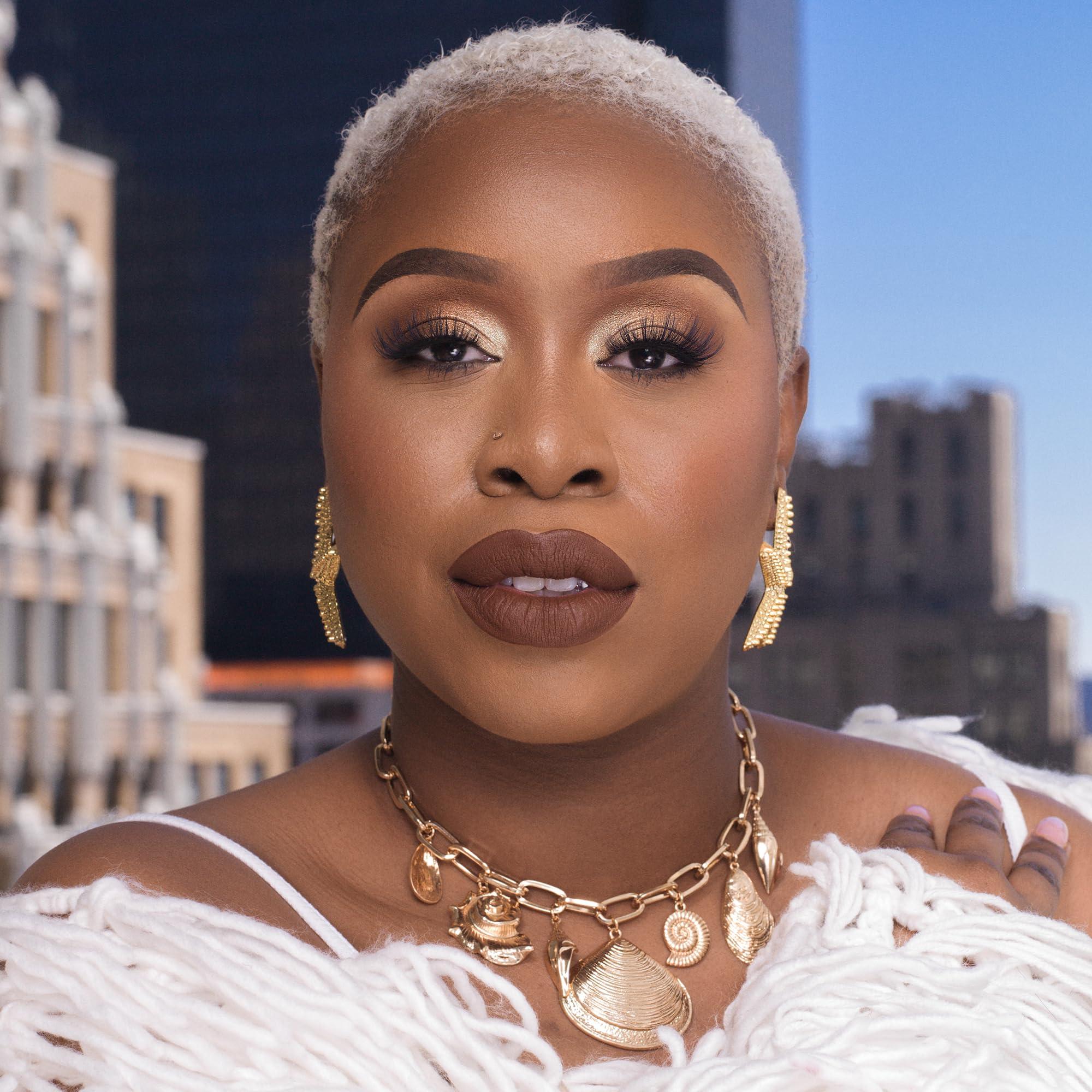 Juvia's Place Juvia's Place Velvety Matte Liquid Lipstick Soil - Hydrating, Long-Wearing, Velvety Soft & Feather Light - Hyperpigmented Creamy Matte Lipstick for Women