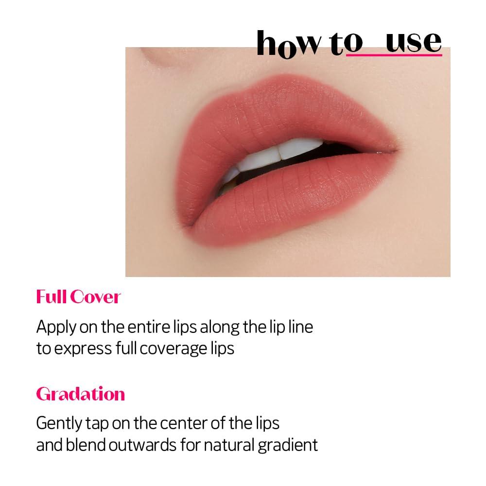 ETUDE ETUDE Fixing Tint #18 Cool Pink on Top | Long Lasting High Pigmented Liquid Lipstick | Waterproof Lightweight Matte Finish Lip Stain | Full Coverage | Korean Makeup, Kbeauty, Perfect for Gift