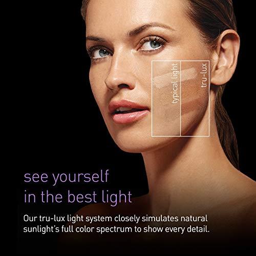 simplehuman simplehuman,Tabletop Mount 8" Round Sensor Makeup Mirror with Touch-Control Dual Light Settings, 5x Magnification, Rechargeable and Cordless, Pink Stainless Steel