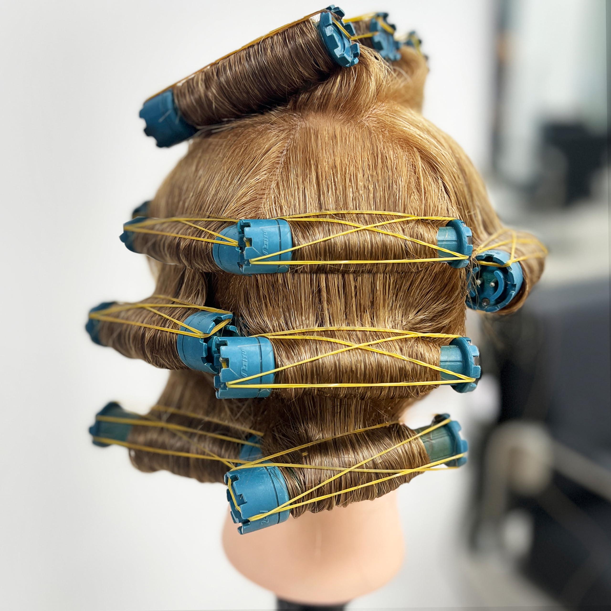 SOPHIRE SOPHIRE 100% Real Human Hair Mannequin Head with 9 Tools and Clamp, Hairdressers' Practice Training Head and Cosmotology Doll Head for Hairstyling and Braid - #27