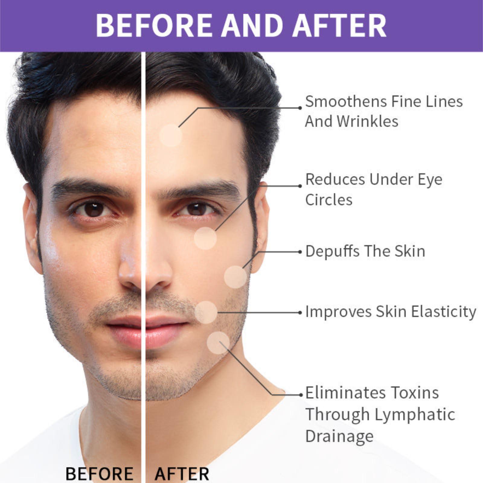 Nykaa Naturals Nykaa Naturals Amethyst Face Roller - Diminishes Fine Lines and Wrinkles - Natural Crystals for Skin Calming - Tones and Sculpts Skin - 1 pc