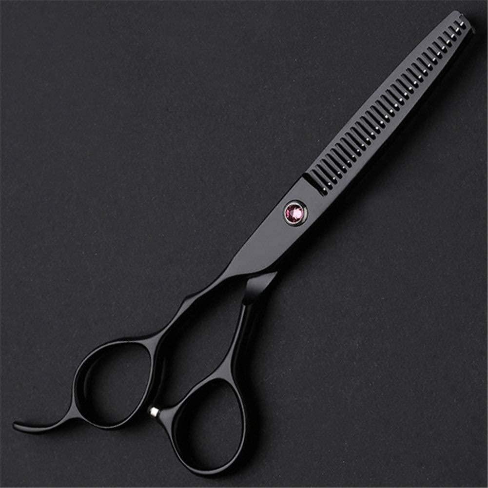 RomildaYuan Hairdressing Scissors Left Handed Series Professional Barber Scissors Salon Stylist Shears Sharp and Precise Cut for Left-Handed Hairdresser Cutting Scissor 6.0 Inches Black