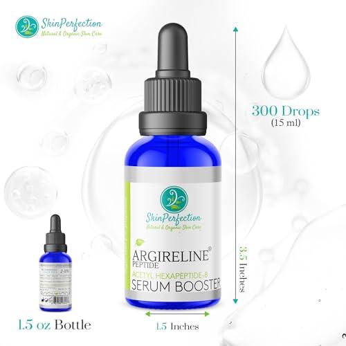 Skin Perfection Skin Perfection Argireline Serum - Peptides Serum for Face with Acetyl Hexapeptide-8 for Fine Lines & Wrinkles - Diy Anti Aging Argireline Booster Solution Mix with Any Skincare Products 0.5oz