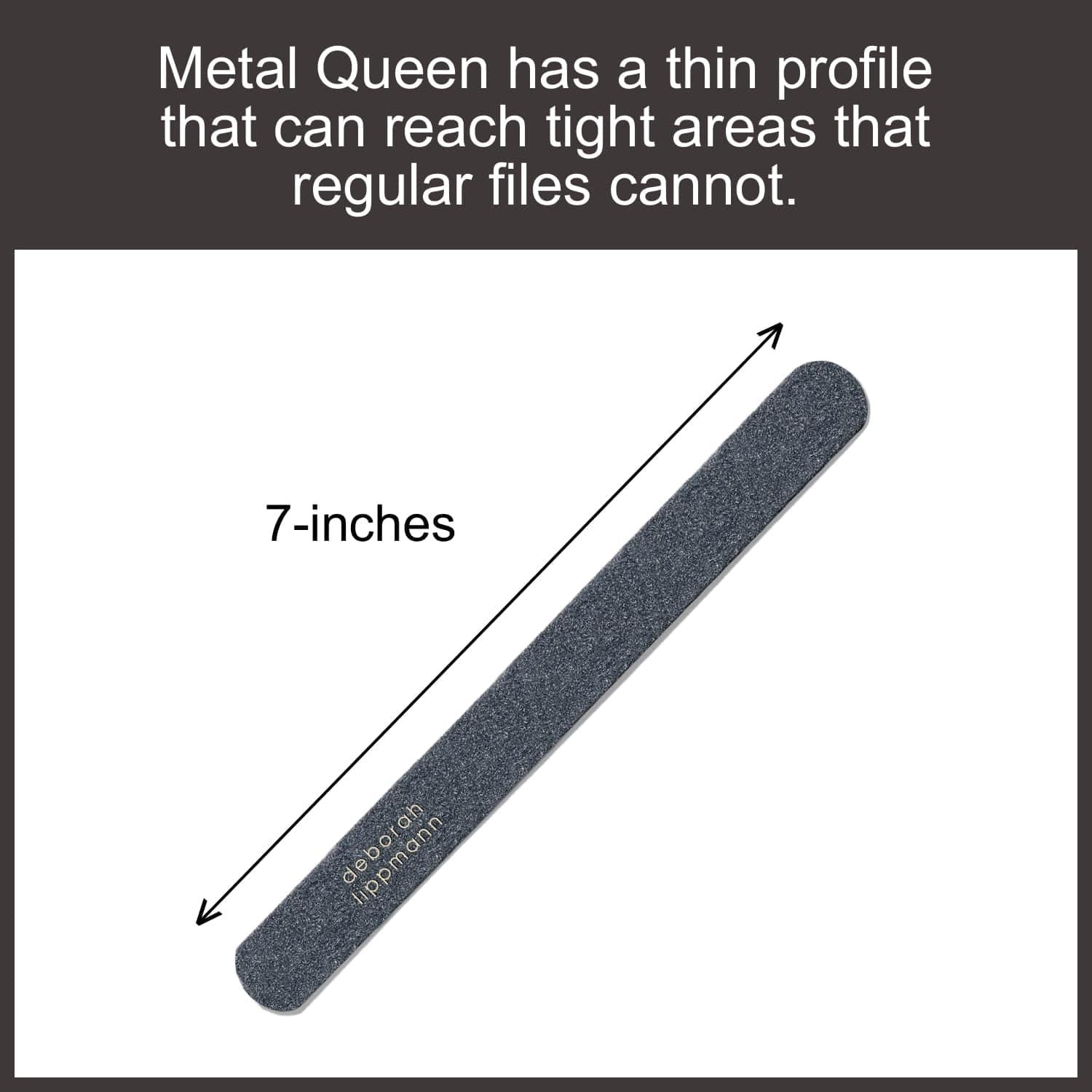 Deborah Lippmann Deborah Lippmann Nail File Set | Emery Board for Manicure, Pedicure | Fingernail Tool for Buffering, Smoothing | Smooth Operator & Metal Queen Bundle