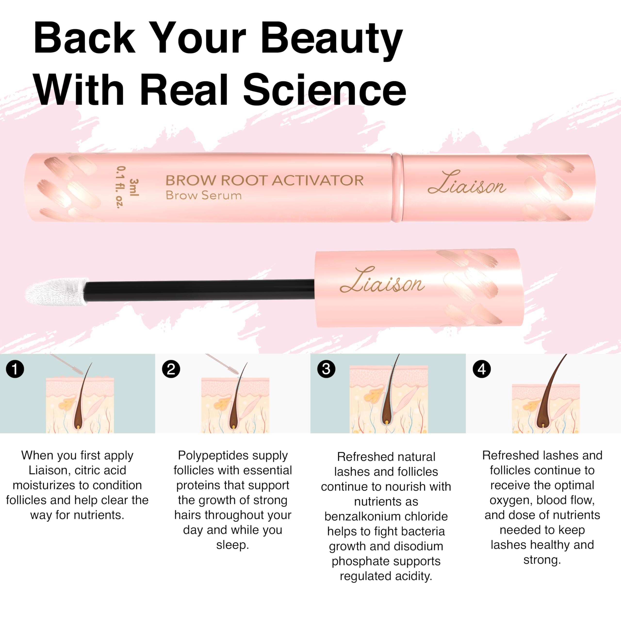 Liaison Liaison Lash Bond Eyelash Growth Serum and Liaison Brow Bond Eyebrow Growth Serum