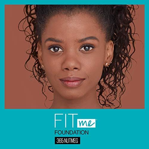 Maybelline New York Maybelline Fit Me Matte + Poreless Liquid Foundation Makeup, Nutmeg, 1 fl; oz; Oil-Free Foundation (Pack of 3)